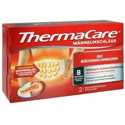 ThermaCare Wärmeumschläge Rücken & Hüfte - 2 Stück - Komfortable Wärmeumschläge für den Rücken, bieten langanhaltende Wärme für bis zu 16 Stunden. Ideal zur Unterstützung der Beweglichkeit im Alltag.
