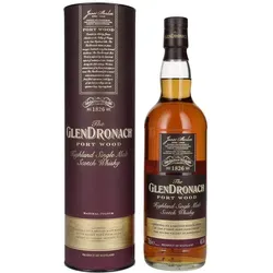Glendronach Port Wood - Highland Single Malt Scotch Whisky - Whisky mit intensiven Aromen, ungekühlt und ohne Farbstoffe, NAS Abfüllung 2021, für puren Genuss und echte Whisky-Liebhaber.