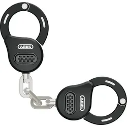 ABUS Handschellenschloss Chain Claw 10 - 47 cm langes Fahrradschloss mit Zahlencode, stabil und flexibel für optimalen Diebstallschutz