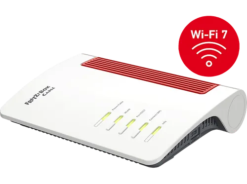 AVM FRITZ!Box 6670 Cable - DOCSIS-3.1-Kabelmodem mit Wi-Fi 7, bis zu 2.880 MBit/s, Zigbee-Integration für Smart Home und Mesh-Funktion