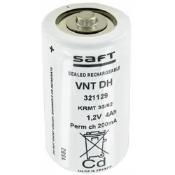 Saft VT D NiCd Mono Akku Hochtemperatur, ca. 60,3mm x 32,3mm