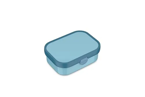 Mepal Campus Brotdose 750ml Cool Blue - Praktische Lunchbox mit 750ml Volumen, ideal für vier Sandwiches oder mit Bento-Einsatz für vielfältige Snacks. Perfekt für Schule oder Ausflüge!