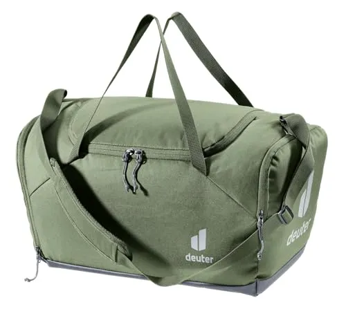 deuter Hopper Sporttasche - Wasserdichte Umhängetasche in Khaki-Graphite - Gürteltaschen mit 25L Volumen, atmungsaktiv und ideal für Fitnessstudio & Training - perfekt für aktive Unisex Erwachsene.