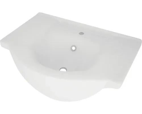 Baden Haus Möbelwaschtisch Aida 65 x 50 cm - Weiß glänzend - Stylischer Möbelwaschtisch in Weiß glänzend, ideal für moderne Badezimmer. Mit 65 cm Breite bietet er ausreichend Platz und eine ansprechende Optik.
