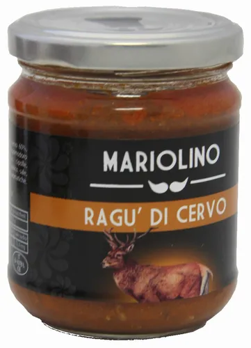 Hirschragout Hirsch Ragout 212 ml. - Mariolino Sughi