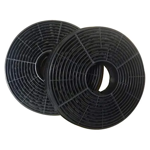 VIESTA® VDAKF02 Kohlefilter 2er-Set für VIESTA Dunstabzugshaube VDE6065SR/ Ersatzfilter für den Umluftbetrieb