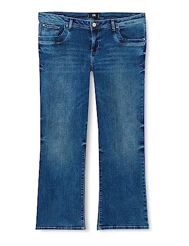 LTB Valerie Bootcut Jeans für Damen, Blau (Blue Lapis Wash 3923) - Jeans in Bootcut-Form mit niedriger Leibhöhe und Stretchanteil für optimalen Tragekomfort. Ideal für lässige Outfits und den typischen Denim-Look.