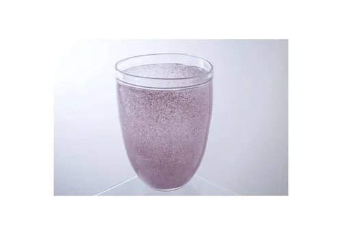 INNA-Glas Dekovase Runde Glasvase - Pflanzkübel Alexa, rosa, handgemacht, 25cm, Ø 17,5cm