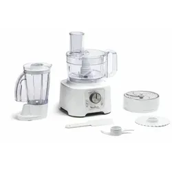 Moulinex FP5441 Küchenmaschine 800 W, 2,2 l - Vielseitiger Multifunktionsroboter - Küchenmaschinen: Die Moulinex FP5441 bietet 6 Geschwindigkeitsoptionen, eine Dual-Action-Funktion und 7 Zubehörteile für alle Kochbedürfnisse. Ideal für kreative Küchenchefs!