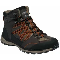Regatta Samaris II Wasserdichte Wanderschuhe Schwarz 45 EU - Die Regatta Samaris II sind mittelhohe, wasserdichte Wanderschuhe mit robustem Gummi-Zehenbereich und abriebfestem Fersenschutz. Ideal für Outdoor-Aktivitäten, bieten sie Komfort und Stabilität durch die innovative Schafttechnologie.