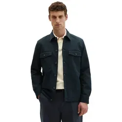 Marc O'Polo Kurzjacke aus Bio-Baumwolle in Blau (XXXL) - Stilvolle Kurzjacke aus hochwertiger Baumwollqualität, ideal für den Alltag. Die unifarbene Optik und praktischen Knopfdetails machen sie zu einem vielseitigen Begleiter.