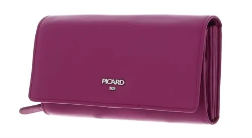Picard Bingo Flap Wallet aus echtem Rindsleder - Elegante Geldbörse mit 9 Kartenfächern und großzügigem Platz für Geldscheine. Aus hochwertigem Rindsleder, ideal für stilbewusste Damen. Maße: 18,5 x 11 x 3,5 cm.