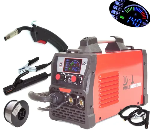 Apex 5in1 Schutzgasschweißgerät 140A - Vielseitiges Schweißgerät für Mig/Mag, Wig, E-Hand und Fülldrahtschweißen, ideal für verschiedene Anwendungen und einfach zu bedienen.