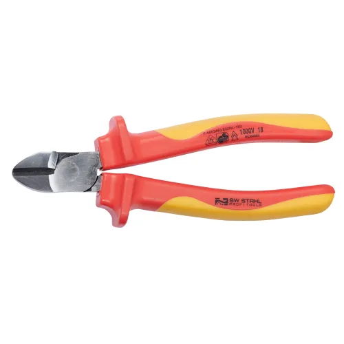 VDE Seitenschneider 160 mm SW-Stahl 41911L - Der SWSTAHL Seitenschneider 41911L ist ideal für präzise Schneidarbeiten. Mit seiner robusten Bauweise und optimalen Handhabung ist er perfekt für den professionellen Einsatz geeignet.