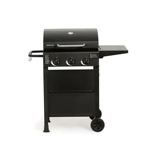 BBQ GAS BURNER - 9kW Gasgrill mit 3 Brennern und klappbarem Tisch - Leistungsstarker Gasgrill mit 9 kW, ideal für Grillabende. Die große Kochfläche und das klappbare Design bieten Flexibilität und Komfort beim Grillen.