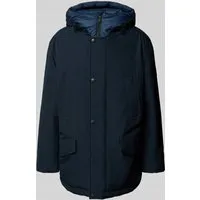 BOSS ORANGE Parka Osiass XXL - Funktionsjacke im relaxed fit mit wattierter Kapuze und verdecktem Reißverschluss, ideal für kalte Tage und stilvolle Outfits.