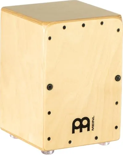 Meinl Percussion Mini Cajon Trommelkiste - Dekorative Geschenkidee für Musizierende - Percussion - Mini-Cajon aus baltischer Birke, ideal für Kinder und Erwachsene, rutschfest mit Gummifüßen und perfekt für jedes Musikstudio oder Zuhause.
