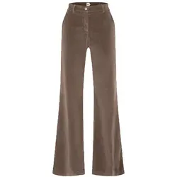 Brax Damen Palazzohose Style MAINE LIGHT WALNUT, hellbraun, Gr. 38 - Elegante Palazzohose im Wide Leg Schnitt, ideal für einen stilvollen Look. Bequem und vielseitig kombinierbar für jeden Anlass.