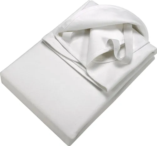 SETEX Wasserdichter Molton Matratzenschutz 90 x 200 cm - 3-lagige Matratzenschoner aus 100 % Baumwolle, wasserdicht und hygienisch, ideal für Matratzenhöhen von 15 bis 22 cm, Made in Germany, schadstoffgeprüft.