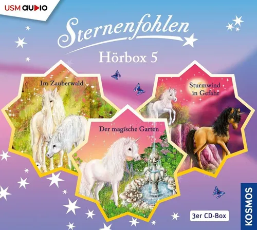 United Soft Media Hörspiel Die große Sternenfohlen Hörbox Folgen 13-15 (3 Audio CDs)