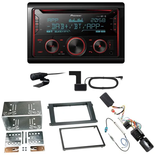 Pioneer FH-S820DAB USB Digitalradio DAB+ für Porsche Cayenne - Hochwertiges Einbauset mit 4 Kanälen und vielseitigen Anschlussmöglichkeiten. Genießen Sie digitales Radio, Bluetooth und einen integrierten Equalizer für erstklassigen Klang.