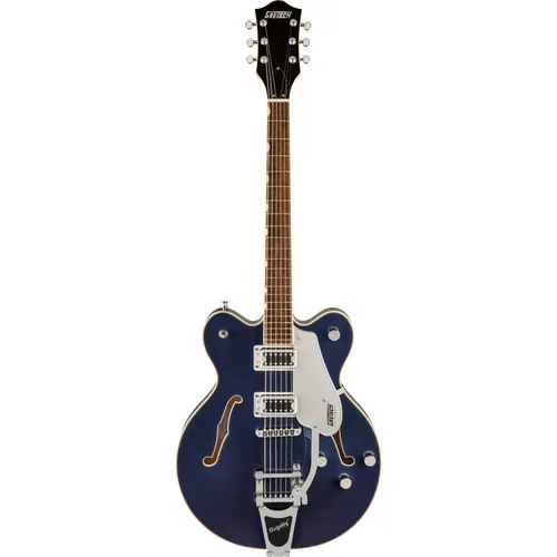 Gretsch G5622T Electromatic Center Block Double-Cut Bigsby - Halbakustische Gitarre - Halbakustische E-Gitarre mit laminiertem Ahornkorpus und massivem Centerblock. Ideal für brillanten Klang und dynamisches Spielgefühl. Ausgestattet mit Bigsby B-70 Vibrato für kreative Tonhöhenänderungen.