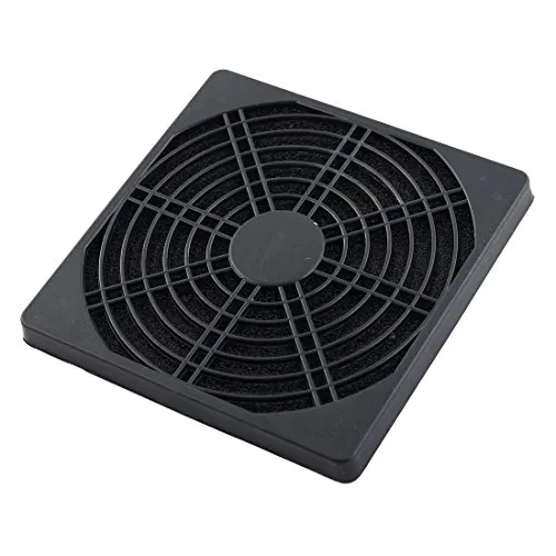 sourcing map PC Fan 120mm 12cm Plastik Filter Staubschutz Staubdicht Mesh Schwarz DE de
