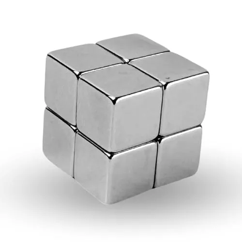 STRONG MAGNETS Neodym Würfel-Magnet - Extra stark - 1 Stück - 10mm x 10mm x 10mm - Für Magnettafel, Kühlschrank, Whiteboard, Pinnwand, Büro