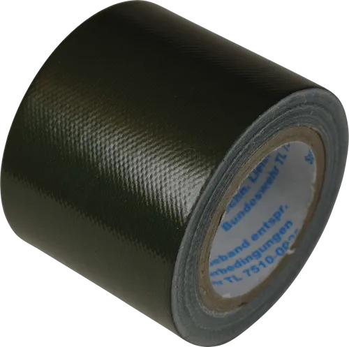 PB BG550 - priotec BW Panzerband Oliv 50mm x 5m Bronzegrün Rucksackrolle