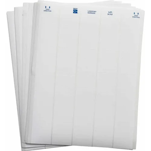 Brady LAT-9-747-10 Etiketten, dauerhaft klebend - Brady LAT-9-747-10 Etiketten aus mattem Polyester, 38.10 x 6.35 mm, ideal für präzise Beschriftungen im Büro, perfekt für den täglichen Einsatz.