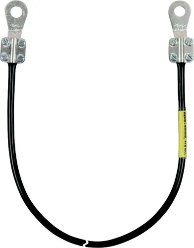 Dehn EL10 L0.55M 2KSG 10 Erdungsleitung 10mm² - Zubehör für Erdungsmaterial, hochflexible Kupferleitung für maximale Anpassungsfähigkeit, frostbeständig und UV-stabilisiert für extreme Wetterbedingungen.