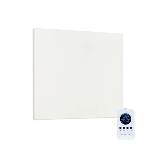 Klarstein Heizkörper Wonderwall Air Infinite - Elektrische Infrarot Wandheizung mit 300 W, bietet effiziente Strahlungswärme und ist ideal für Indoor-Nutzung. Inklusive Fernbedienung für einfachen Komfort.