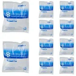 Kühlpack zum Knicken - Sofort Kühlkompresse Set - Kalt-Warm-Kompressen zur schnellen Schmerzlinderung und Schwellungsminimierung. 10er Pack, ideal für Erste Hilfe und Sportverletzungen.