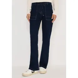 CECIL Bootcut-Jeans 5-Pocket-Style blau 33