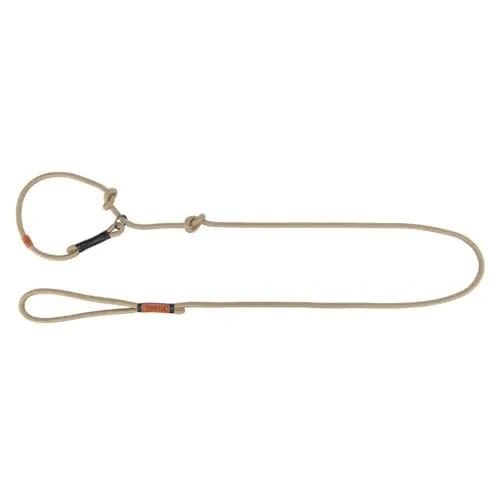 Trixie Hundeleine BE Nordic Retrieverleine S–M, 1,70 m Stuffenlos verstellbar in Sand/schwarz - Hundeleine mit Zugstopp ideal als Trainingsleine - für kleine bis mittelgroße Hunde - 17244