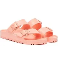 Birkenstock Arizona Eva Pantolette, 1022511 Peach - Wanderschuhe aus leichtem, wasserfestem EVA-Material mit anatomisch geformtem Fußbett für höchsten Tragekomfort. Ideal für Strand, Pool und Zuhause.