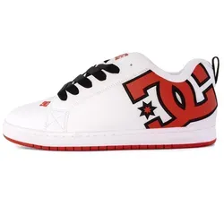 DC Herren Court Graffik M Shoe XWRK Low-Top - Sneaker & Sportschuhe für Herren mit genähter Sohle für zusätzliche Haltbarkeit und atmungsaktivem Material für langanhaltenden Tragekomfort.