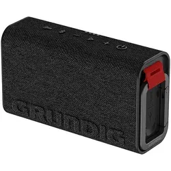 Grundig Xplore Black 8W - Tragbarer Bluetooth-Lautsprecher mit SOS-Funktion - Tragbare Bluetooth-Lautsprecher mit IP67 Schutz, bis zu 15 Std. Akkulaufzeit und Powerbank-Funktion. Genießen Sie beeindruckenden Sound und Musikstreaming bis zu 30 Meter!