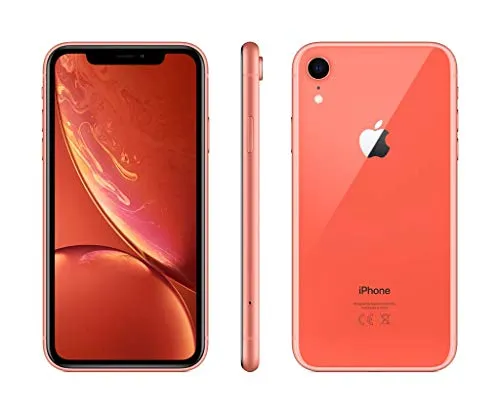 Apple iPhone XR 128GB - Koralle (Generalüberholt) mit Super Retina Display und Face ID, IP67 Wasser- und Staubschutz