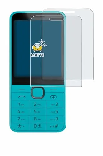 BROTECT Entspiegelungs-Schutzfolie für Nokia 235 4G (2024) (2 Stück) Matte Displayschutz-Folie, Anti-Reflex, Anti-Fingerprint