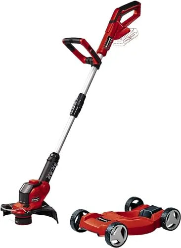 Einhell Akku-Rasentrimmer GE-CT 18 28 Li TC-Solo - 18 V, 28 cm Schnittbreite, inkl. Trimmer Cart für flexibles Rasenmähen und präzise Schnittergebnisse