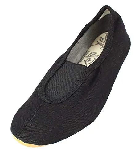 Beck Unisex Basic 025 Gymnastikschuhe, Schwarz, 40 EU - Bequeme Gymnastikschuhe aus atmungsaktivem Textil, ideal für Training und Freizeit, ohne Verschluss für einfaches An- und Ausziehen.