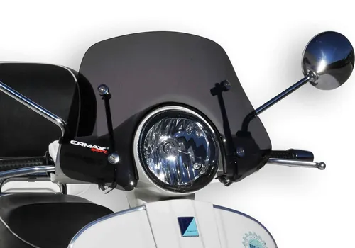 ERMAX Scooterscheibe Piccolo für VESPA GTS 125 (2008-2022) - Windschutzscheibe von ERMAX, optimiert für besseren Windschutz und ideal für komfortable Fahrten auf deiner VESPA.