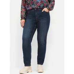 Sheego Bequeme Jeans Stretch-Jeans normal PIA, aus elastischem Denim blau 96