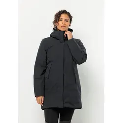 Jack Wolfskin Salier Coat Damen Wintermantel - Funktionsjacke mit abnehmbarer Kapuze, wasser- und winddicht, aus nachhaltigem TEXAPORE Material für optimalen Wetterschutz und wohlige Wärme.