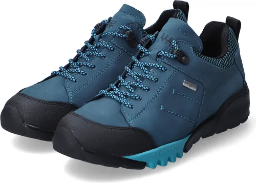 Waldläufer Walli Sport-Net Sneaker türkis/mint Gr. 38 - Sportliche Damen-Sneaker aus hochwertigem Rauleder-Textil-Mix mit wasserfester, atmungsaktiver Membran. Ideal für aktive Frauen, die Komfort und Stil schätzen. Robuste Sohle für angenehmes Gehen.