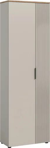INOSIGN Garderobenschrank EDIL, 190cm, 2 Türen, 6 Fächer - Moderner Garderobenschrank mit 5 Böden und Platz für ca. 18 Paar Schuhe. Bietet flexible Stauraumlösungen und sorgt für Ordnung im Flur. Stabiler Holzwerkstoff mit ansprechendem Design.
