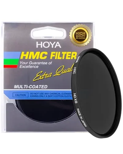 HOYA Neutralgraufilter NDX8 HMC 82mm - Vielseitiger Filter für kreative Fotografie - Der HOYA Neutralgraufilter NDX8 HMC 82mm eignet sich ideal für kreative Aufnahmen. Er reduziert das Licht, ermöglicht längere Belichtungszeiten und sorgt für beeindruckende Effekte in Ihren Bildern.
