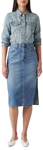 Levi's Damen Original Trucker All Mine S - Klassische Funktionsjacke von LEVIS mit figurbetonter Passform, schonend gefärbt und praktischen Taschen für stilvolle Funktionalität.