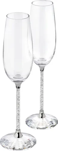 Swarovski Unisex-Sektkelche 255678 - Elegante Kristall-Gläser - Designer Steven Weinberg präsentiert diese stilvollen Sektkelche aus klarem Kristall. Ideal für besondere Anlässe und ein echter Blickfang auf jedem Tisch.